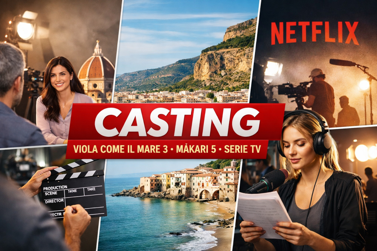 Nuovi casting per serie TV e fiction in tutta Italia